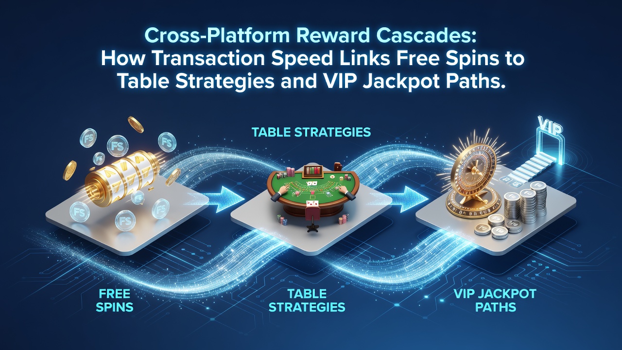 Illustration von vernetzten Belohnungssystemen in mobilen Casinos mit Fokus auf Transaktionsflüsse