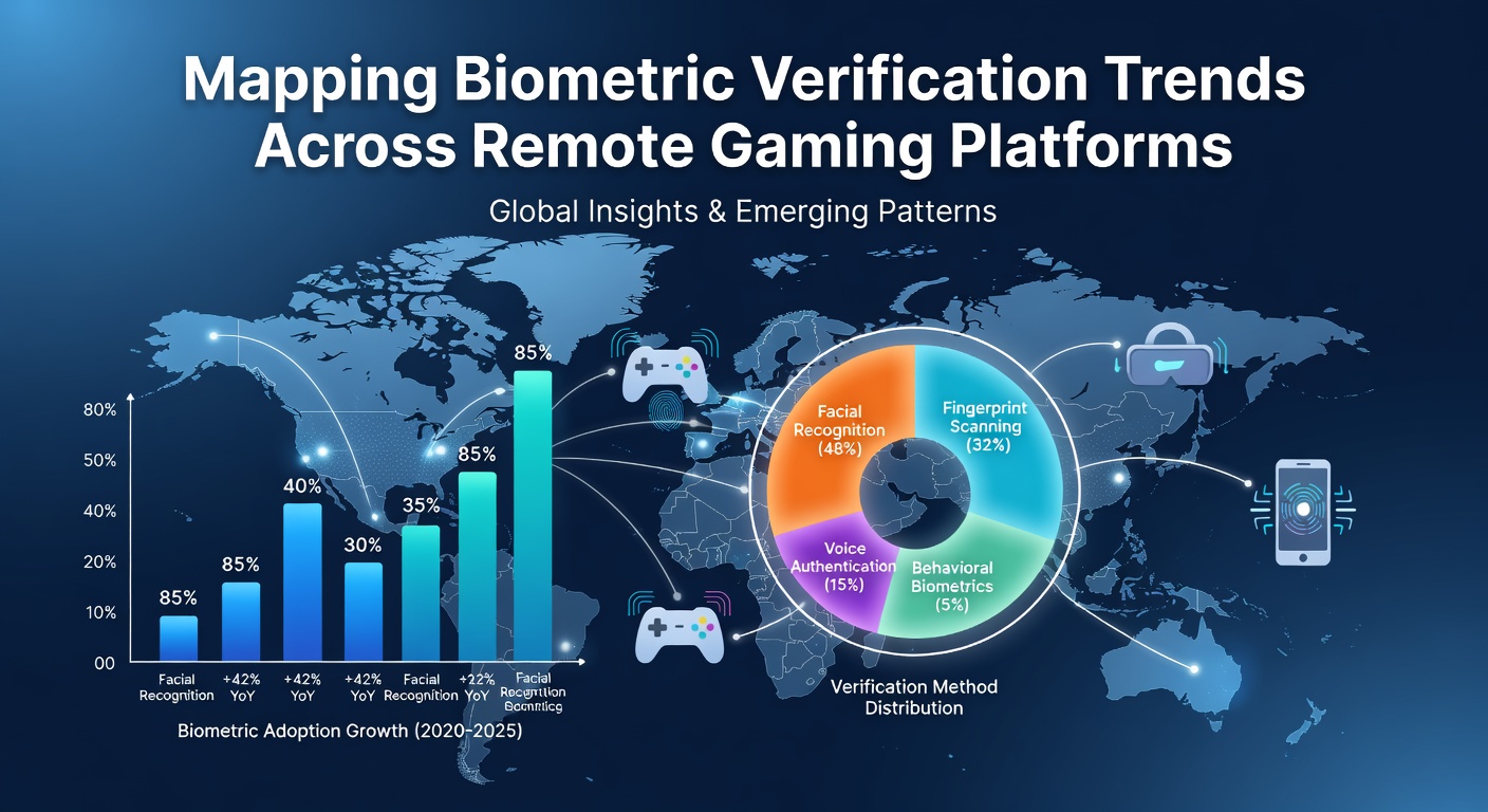 Übersicht über biometrische Verifizierungssysteme in Remote-Gaming-Umgebungen mit Fokus auf Gesichtserkennung und Fingerabdruck-Technologien