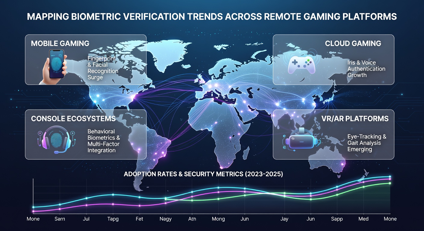 Darstellung von Sicherheitsprotokollen und Datenschutzmechanismen bei biometrischer Verifizierung auf mobilen Gaming-Geräten