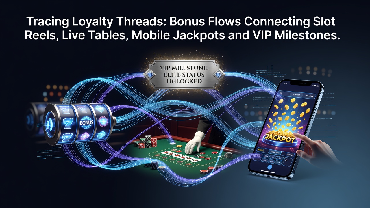 Visualisierung von Bonusflüssen zwischen Slot-Walzen, Live-Tischen und mobilen Jackpots in Casino-Loyalitätsprogrammen