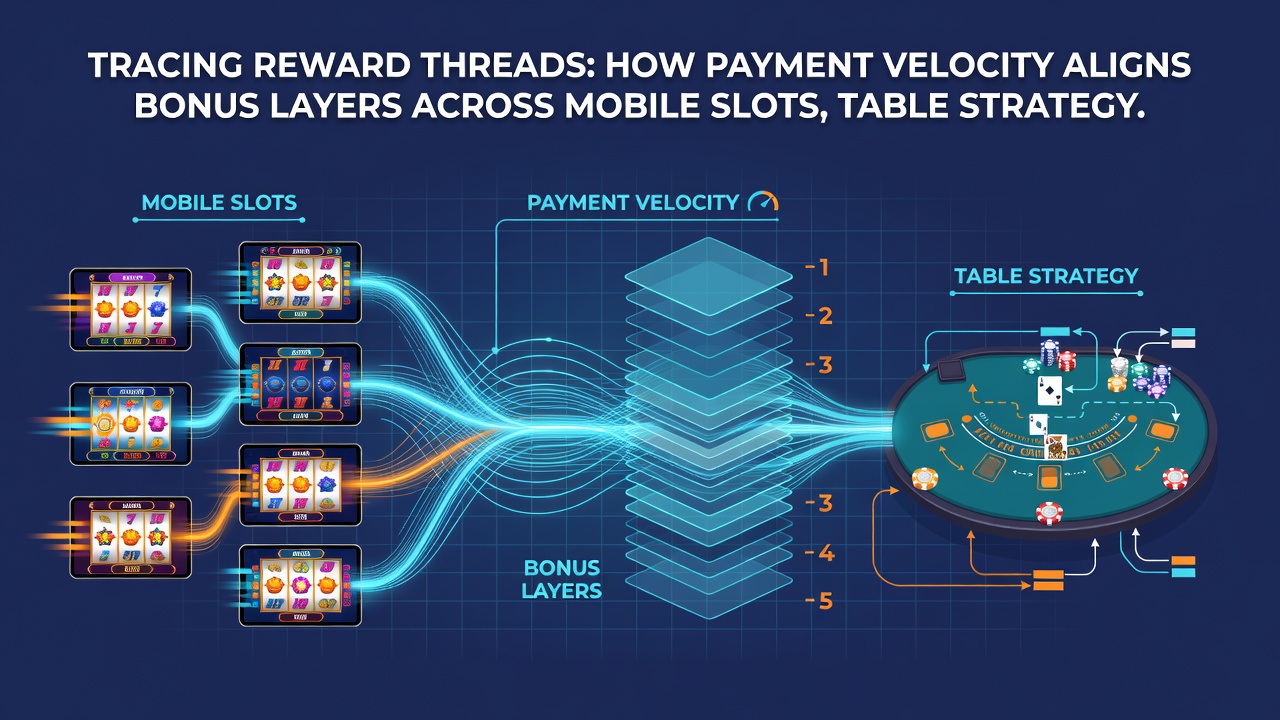 Visualisierung von Bonusverknüpfungen zwischen mobilen Slots, Tischspielen und Live-Jackpots
