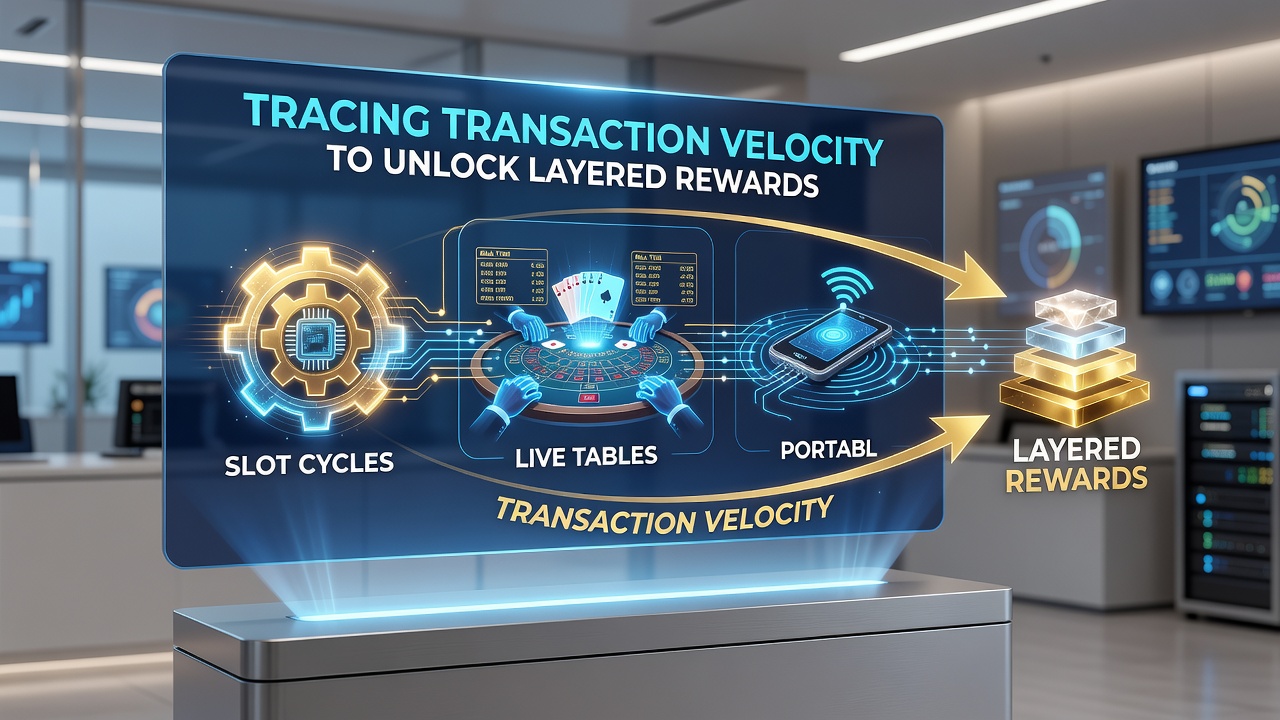 Diagramm zur Verknüpfung von Transaktionsgeschwindigkeit mit Jackpot-Meilensteinen und Live-Tisch-Fortschritten